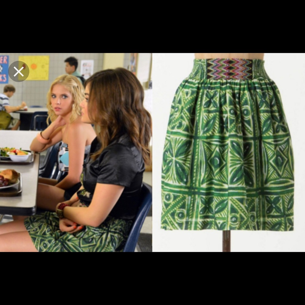 Vanessa Virginia Anthropologie Fresh Cut Skirt